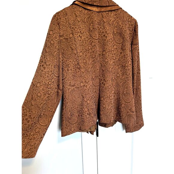 DANNY AND NICOLE Beaded Brocade Blazer Jacket Size M (?) Vintage - Picture 7 of 9